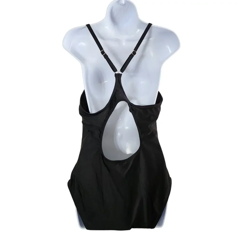 Tempt Me Athletic One Piece Swimsuits for Women Sport Tummy Control XXL 2XL - Picture 3 of 10